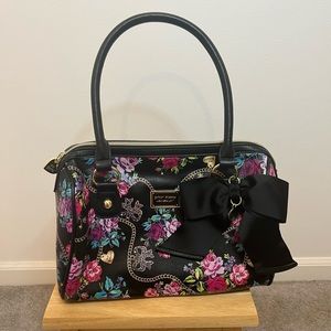 Betsey Johnson Floral Barrel Bag